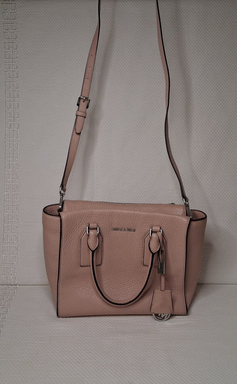 Michael Kors Selby Medium Crossbody Satchel Pink Ballet Bag Strap Included